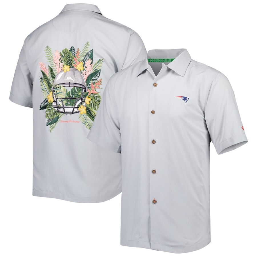 

Рубашка Tommy Bahama New England Patriots, серый