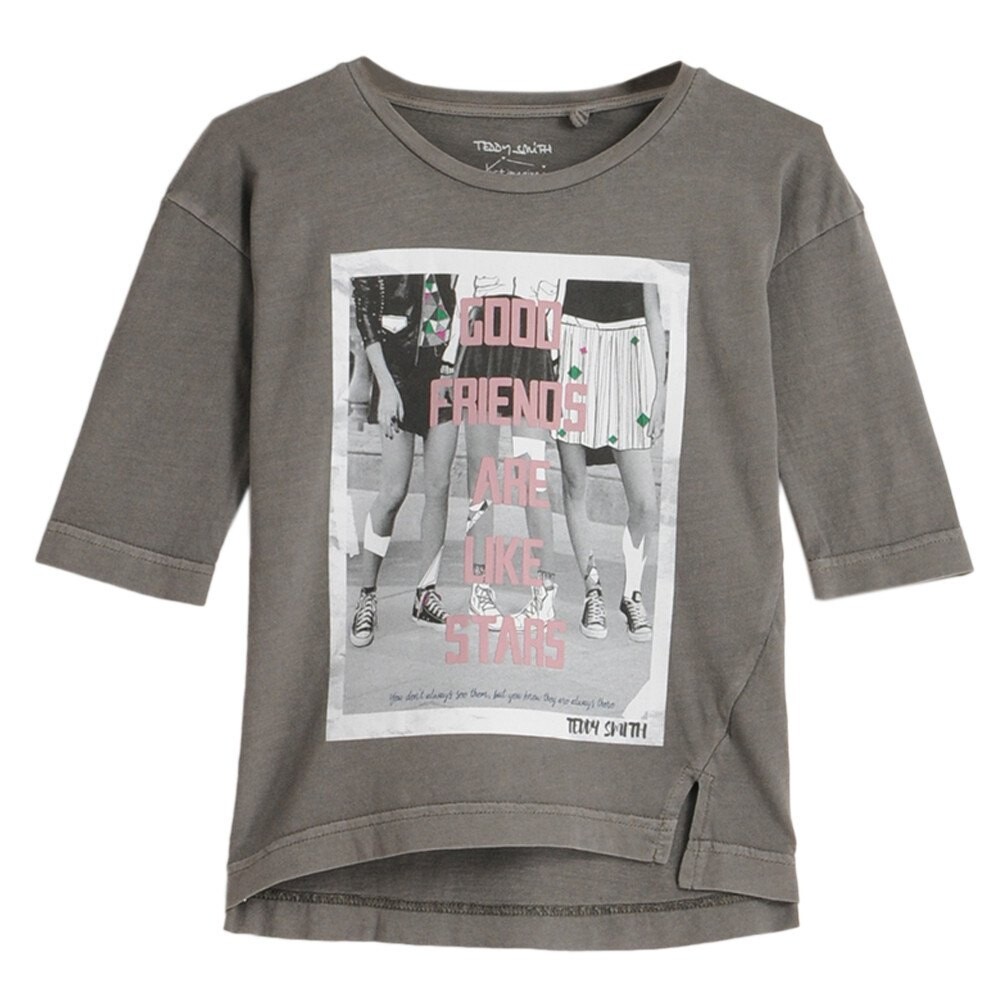 

Футболка Teddy Smith Tagik 3/4 Sleeve, серый