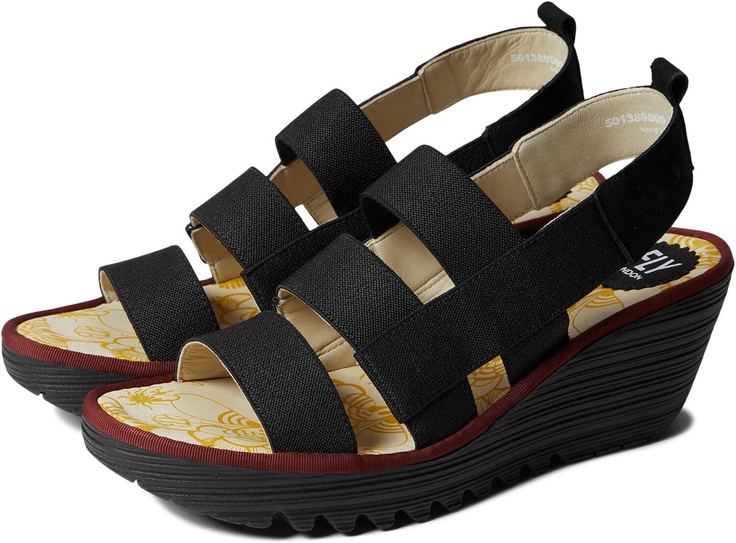 

Босоножки YERY389FLY FLY LONDON, цвет Black Cupido