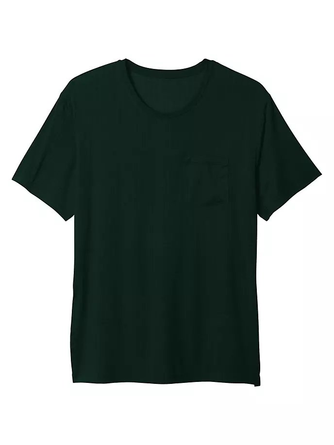 

Футболка Second Skin в рубчик с круглым вырезом Tommy John, цвет pine