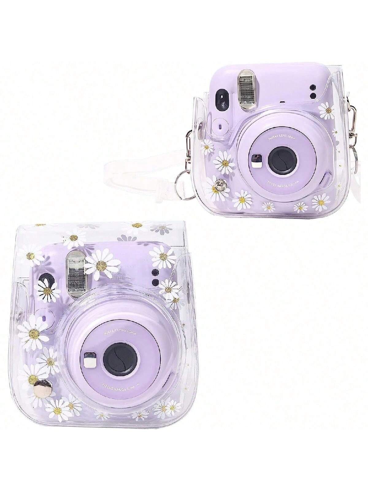 цена Прозрачный чехол для камеры Fujifilm Instax Mini 12/11/9/8, белый