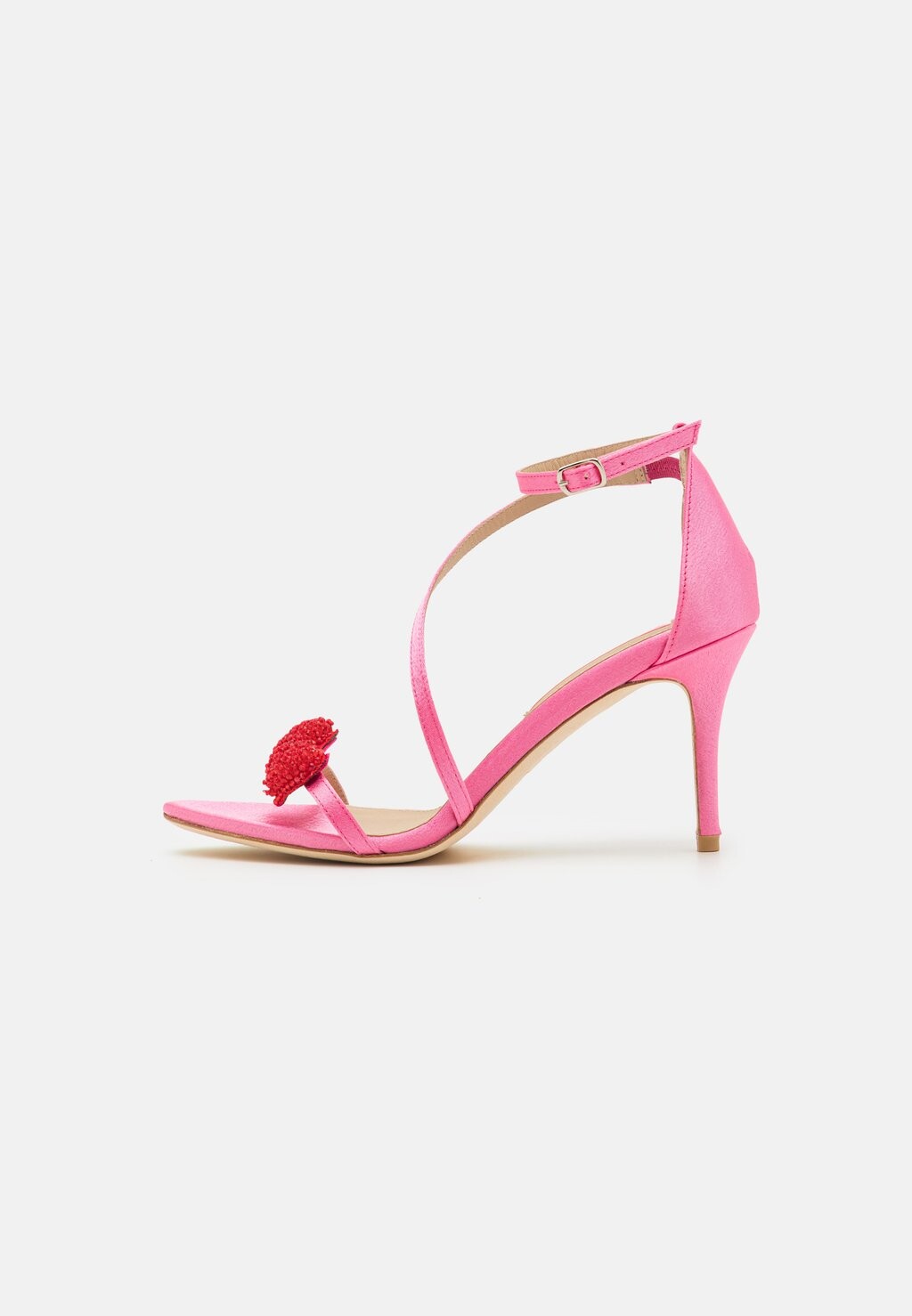 

Босоножки с ремешком AMY Custommade, цвет pink/red