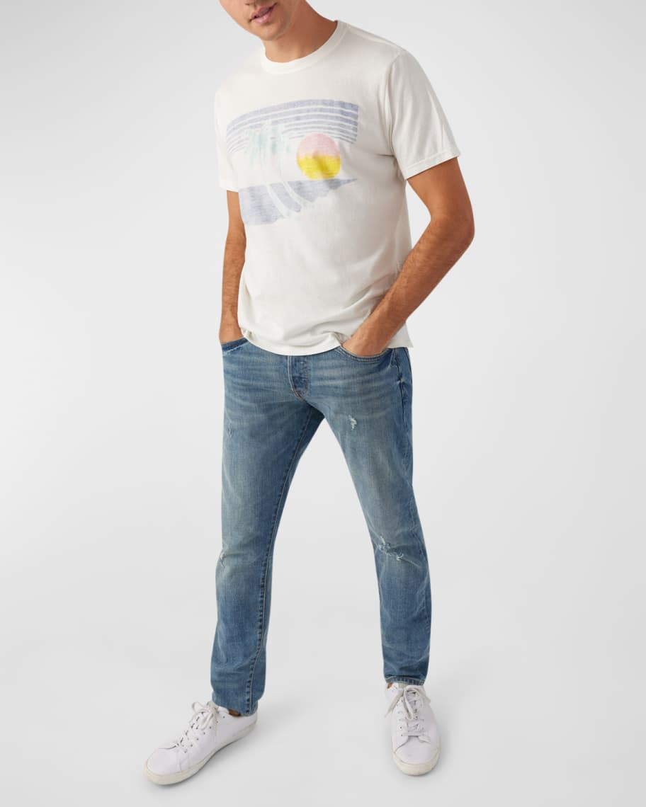 

Мужская футболка с рисунком Horizon Sol Angeles, Серый