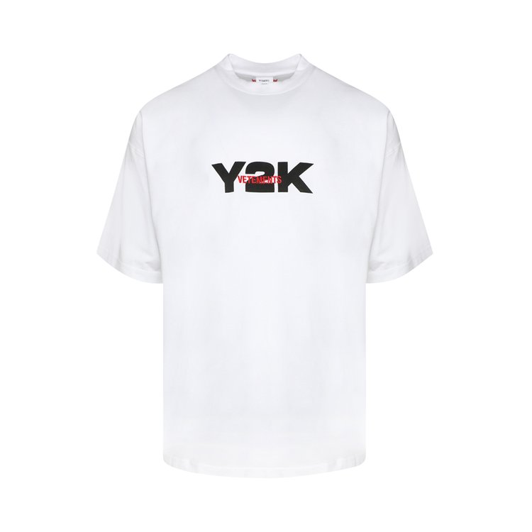 Футболка Vetements Y2K 'White', белый