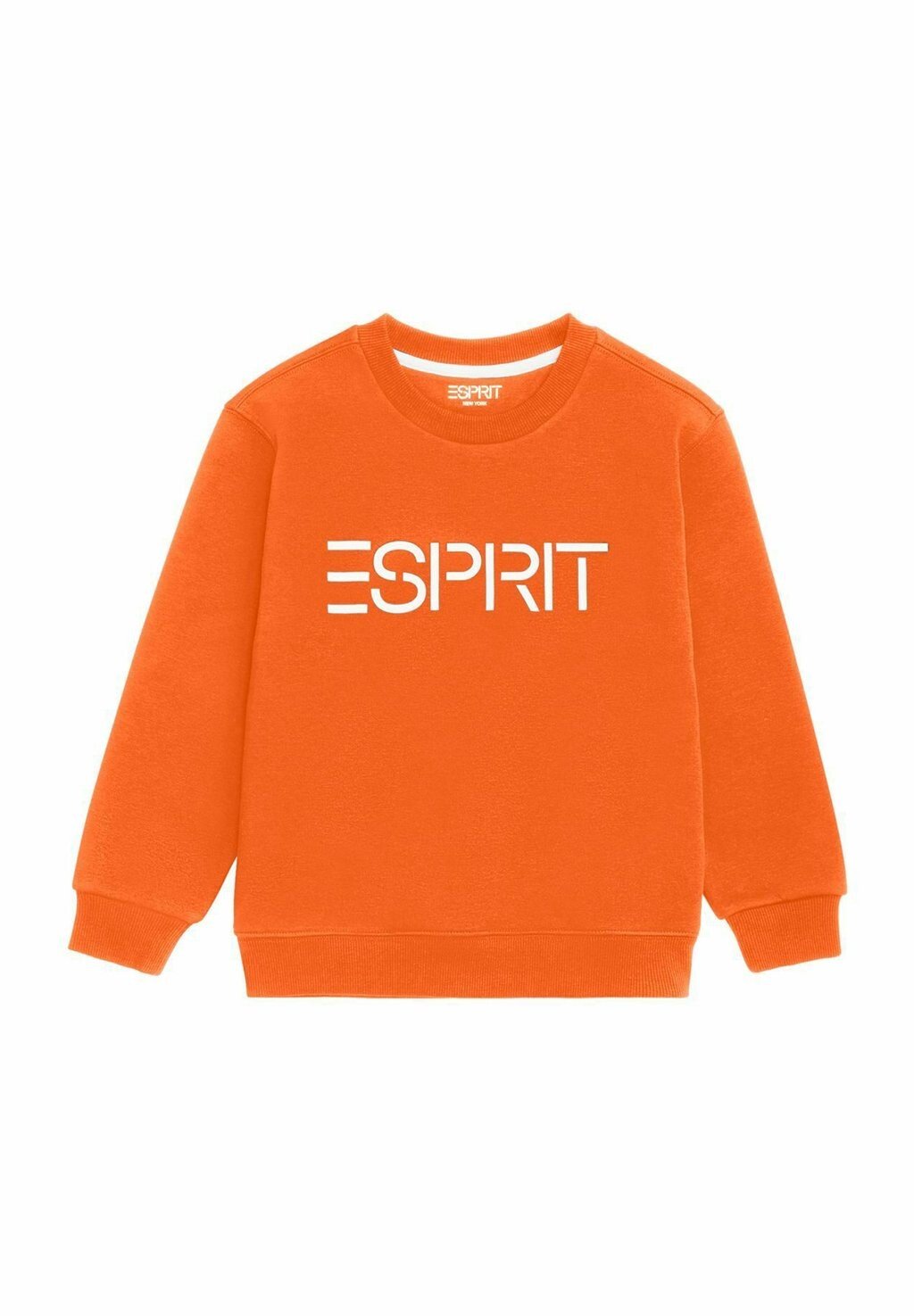 

Толстовка Mit Rundhalsausschnitt Logo Esprit, цвет red orange