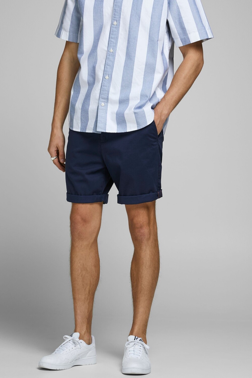 

Свободные шорты чинос Jack & Jones JACK & JONES, синий