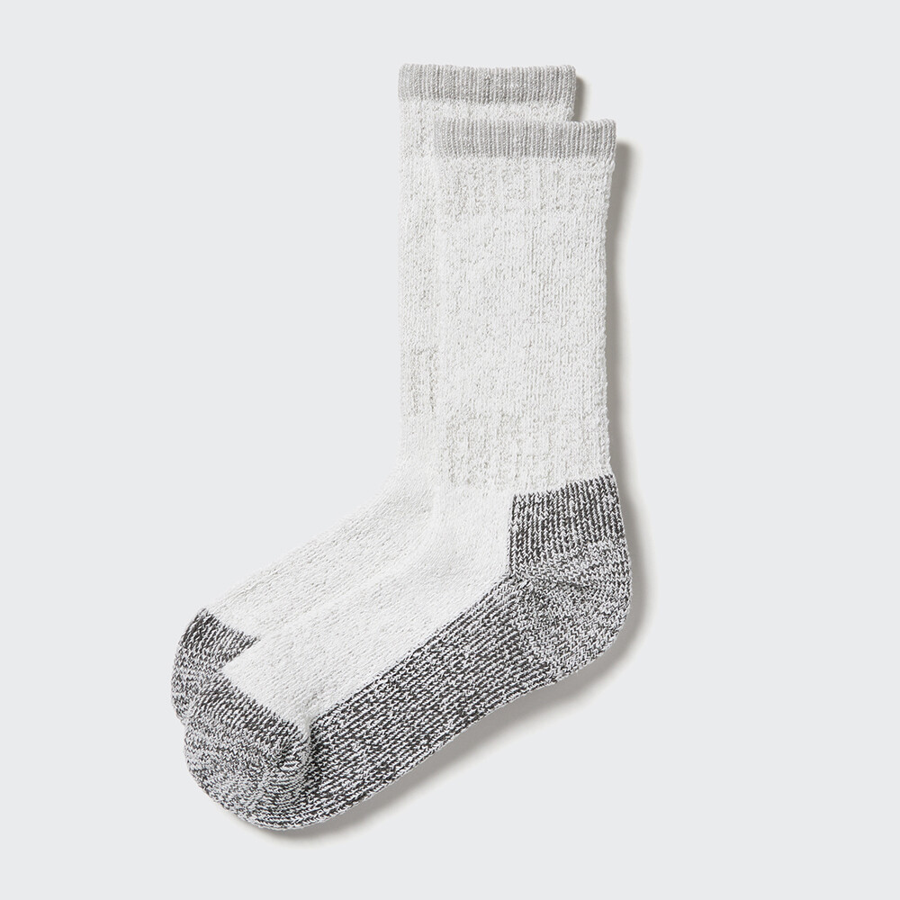 

Мужские носки Uniqlo HEATTECH из махровой ткани, светло-серый