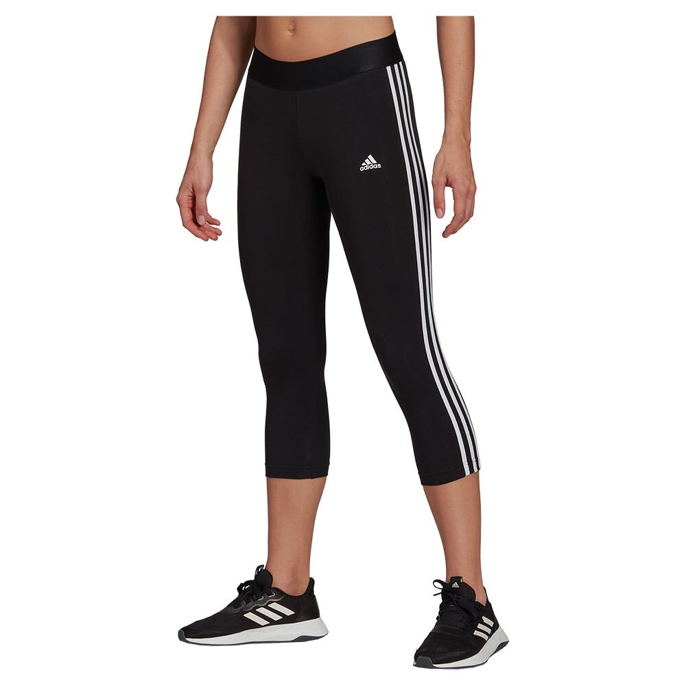 

Леггинсы спортивные adidas Sportswear 3 Stripes 3/4, черный