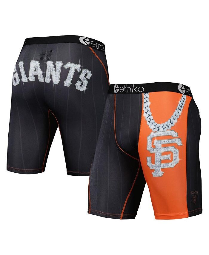 

Мужские черные отбивающие боксеры San Francisco Giants Ethika, черный