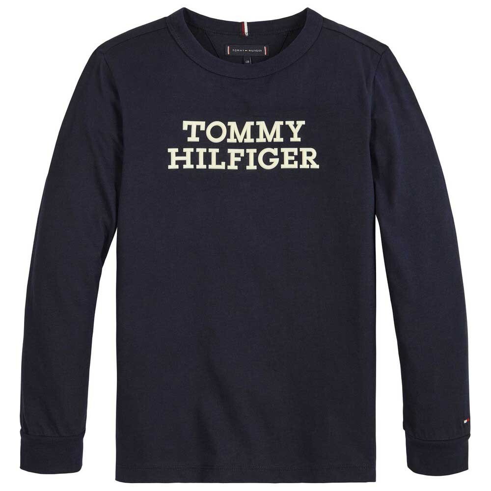 

Футболка с длинным рукавом Tommy Hilfiger Logo, синий