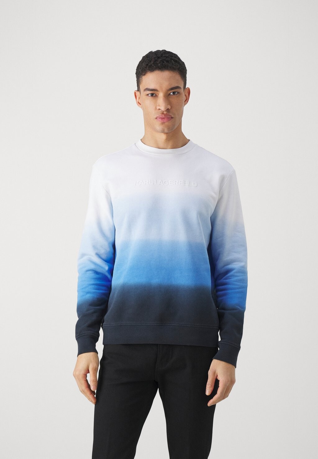 

Толстовка KARL LAGERFELD CREWNECK, голубой, Синий