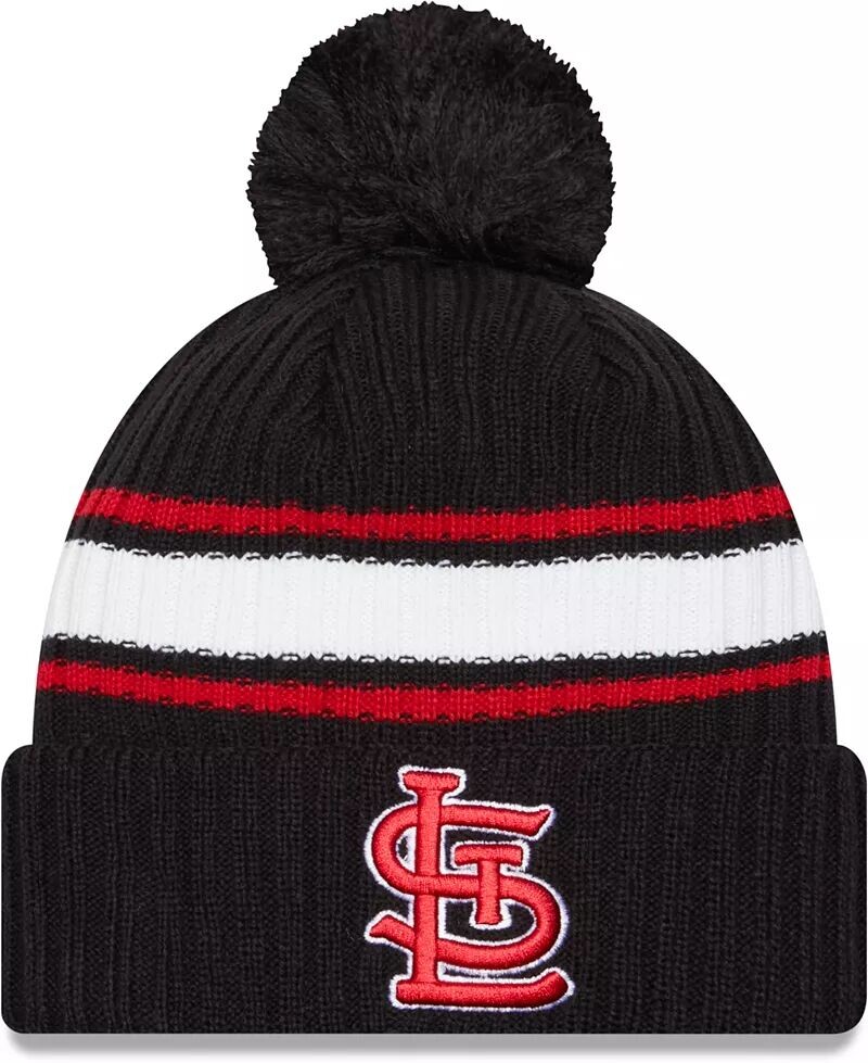 

Мужская красная вязаная складная шапка New Era St. Louis Cardinals