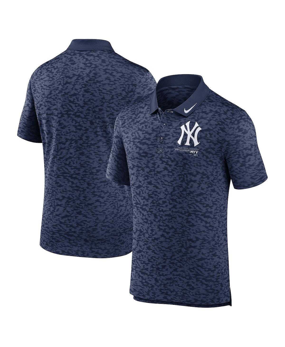 Мужская темно-синяя рубашка-поло New York Yankees Next Level Nike