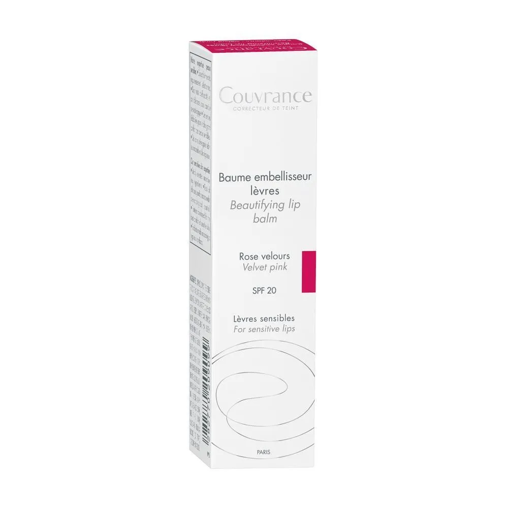 

Розовый бальзам для губ Avene Couvrance Spf20 Защищает и придает цвет.