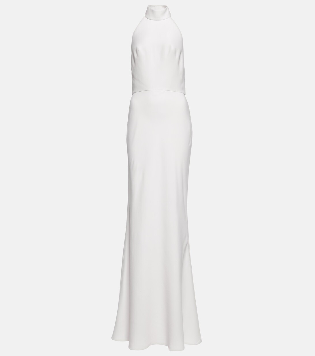

Платье с вырезом халтер ALEXANDER MCQUEEN, белый