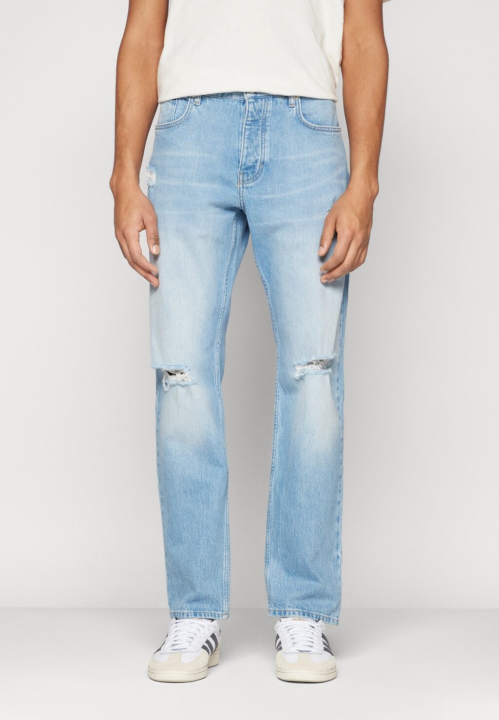 

Зауженные джинсы Karl Lagerfeld Jeans, серо-синий
