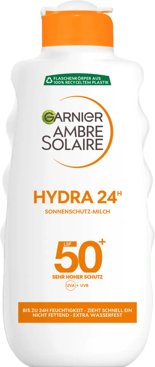 

Солнечное молочко Hydra SPF 50+ 200мл Garnier, Белый