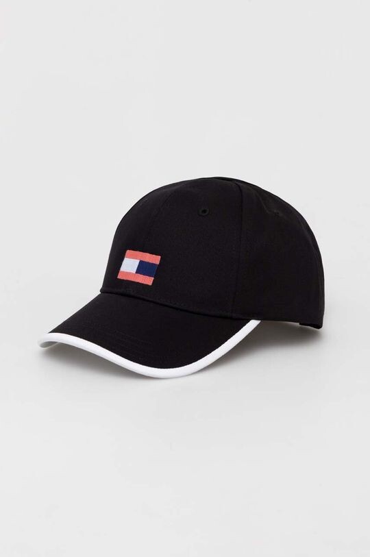 

Детская хлопковая бейсболка Tommy Hilfiger, черный