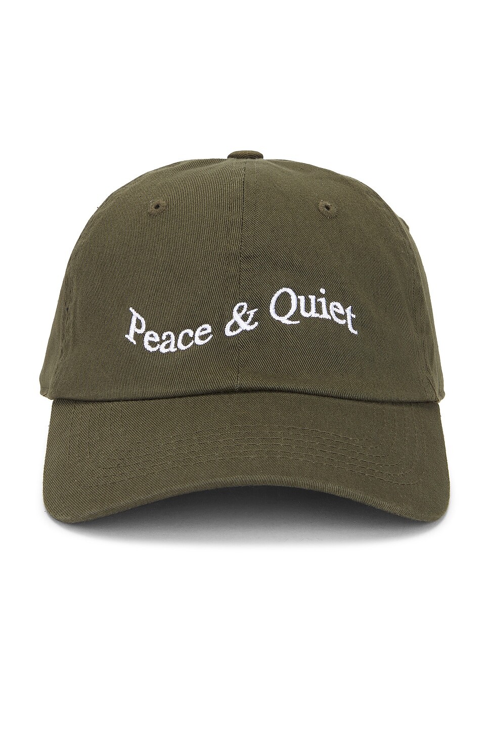 

Кепка Museum of Peace and Quiet Wordmark Dad, оливковый