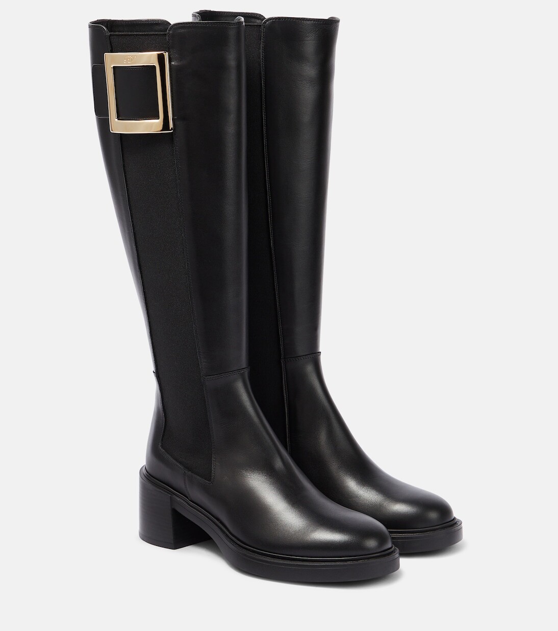 

Кожаные ботинки челси viv' ranger Roger Vivier, черный