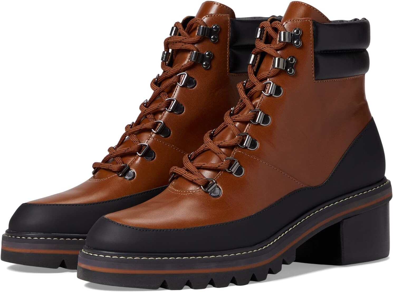 

Ботинки на шнуровке Summit Bernardo, цвет Eggshell Antique Calf/Black