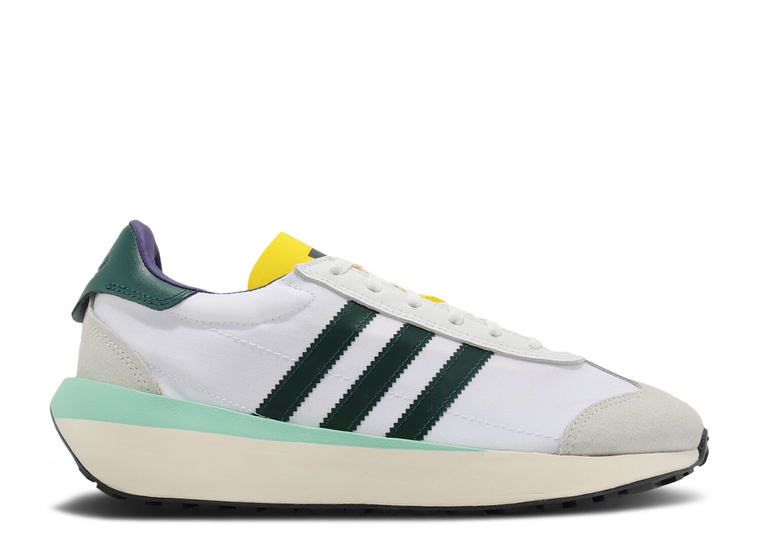 

Кроссовки adidas Country Xlg 'White Collegiate Green Yellow', белый
