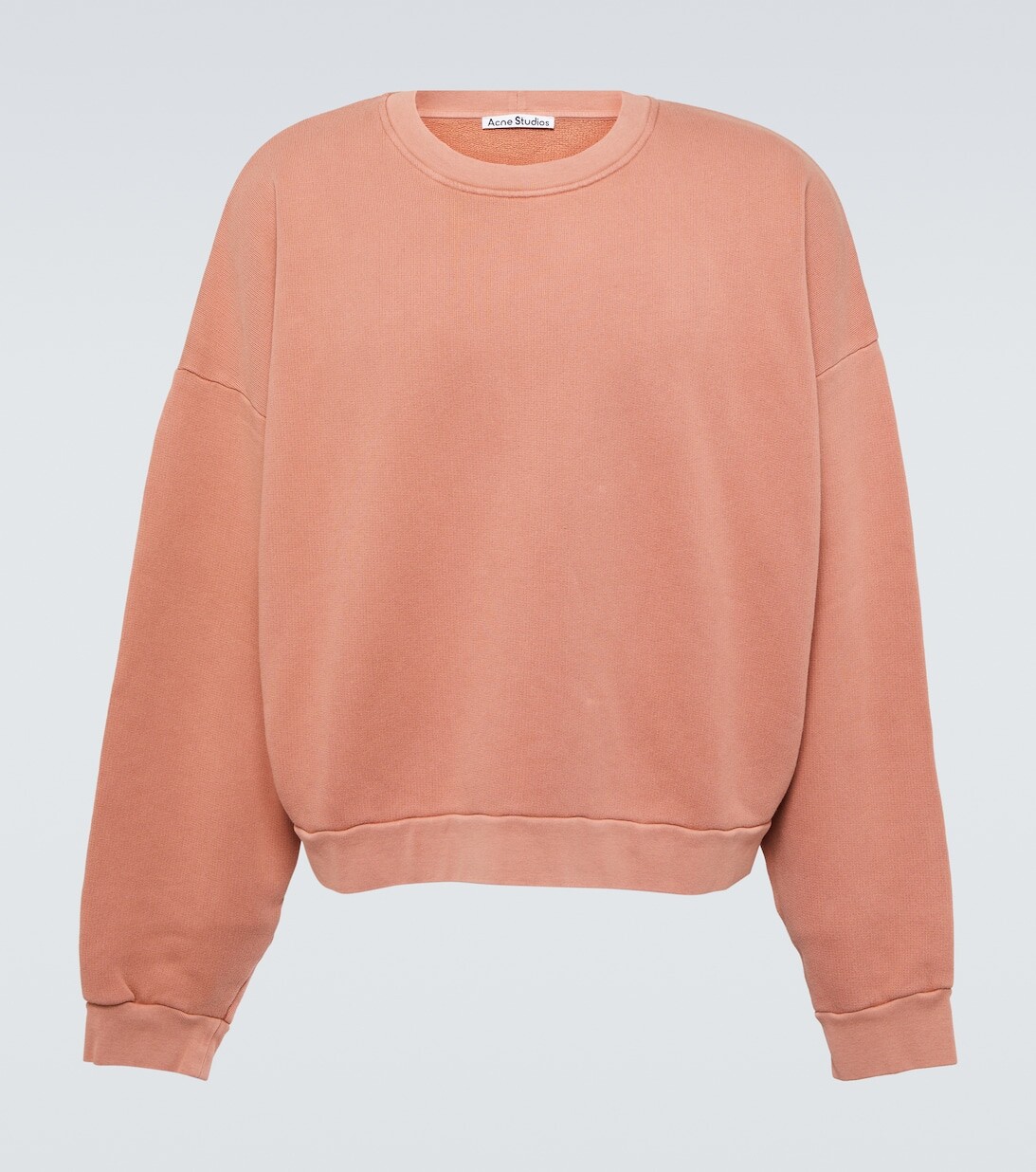 

Хлопковая толстовка Acne Studios, розовый