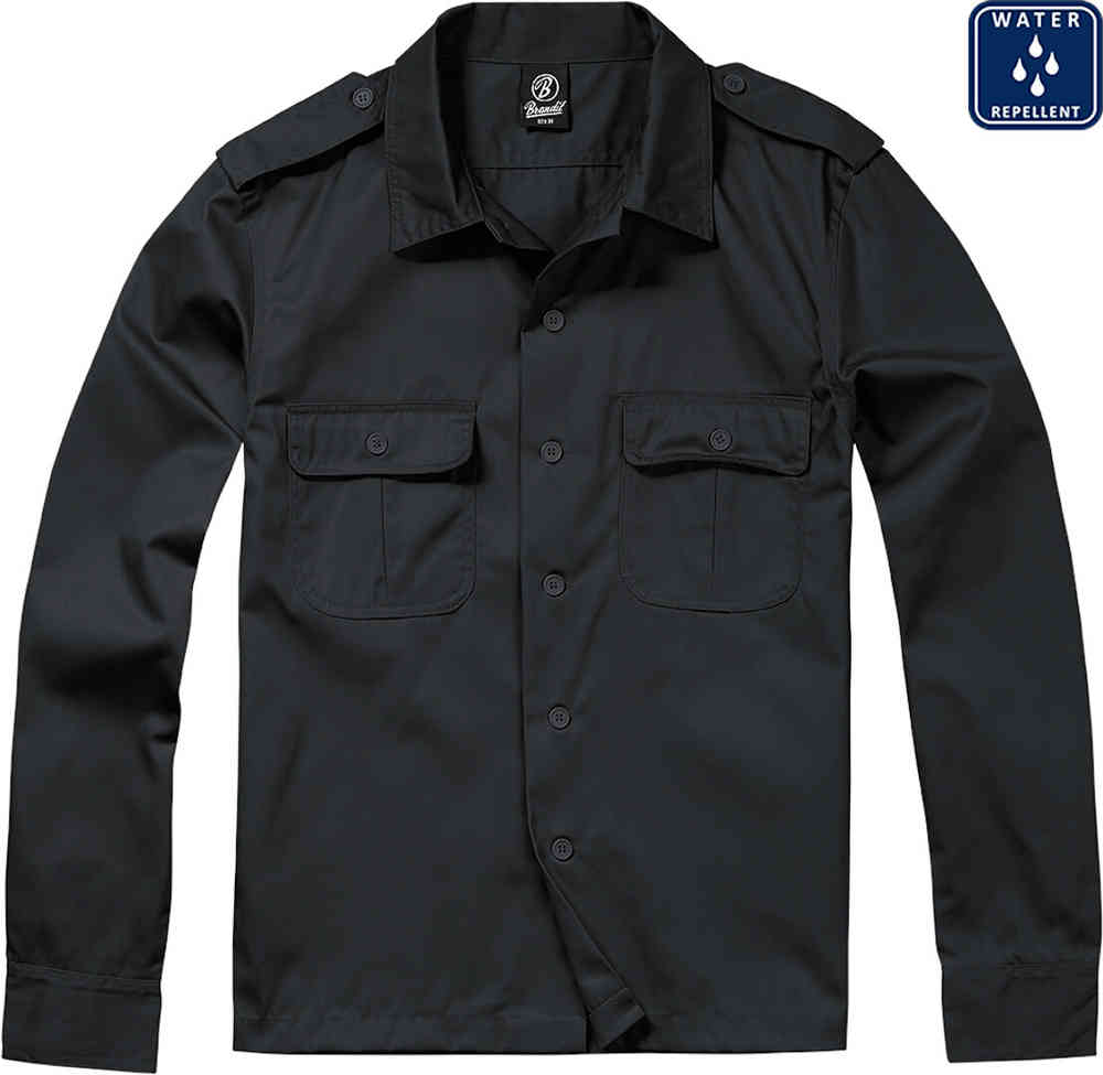 Рубашка с длинными рукавами США Brandit, черный цена и фото