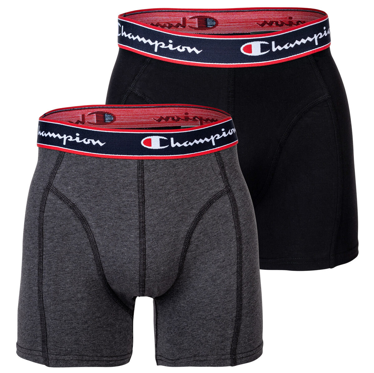 

Боксеры Champion Boxershort 2 шт, цвет Schwarz/Grau meliert
