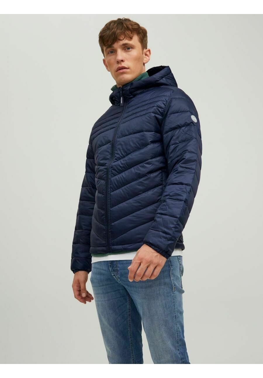 

Куртка Jack & Jones WATTIERTE LEICHTE KAPUZEN, цвет navy blazer