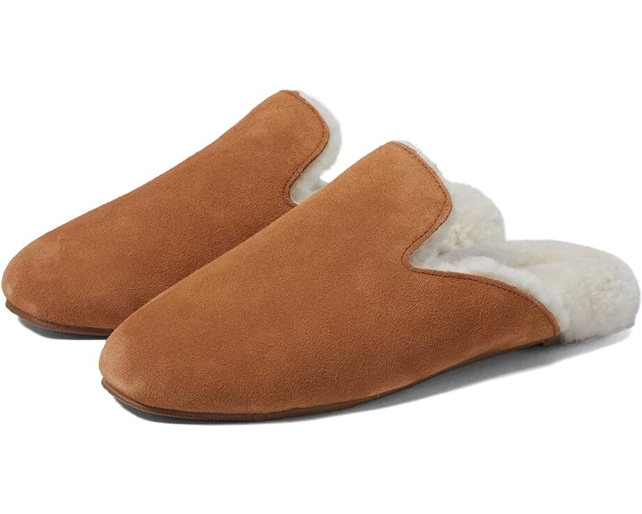 

Шлепанцы Madewell The Ezra Slipper in Suede, черный