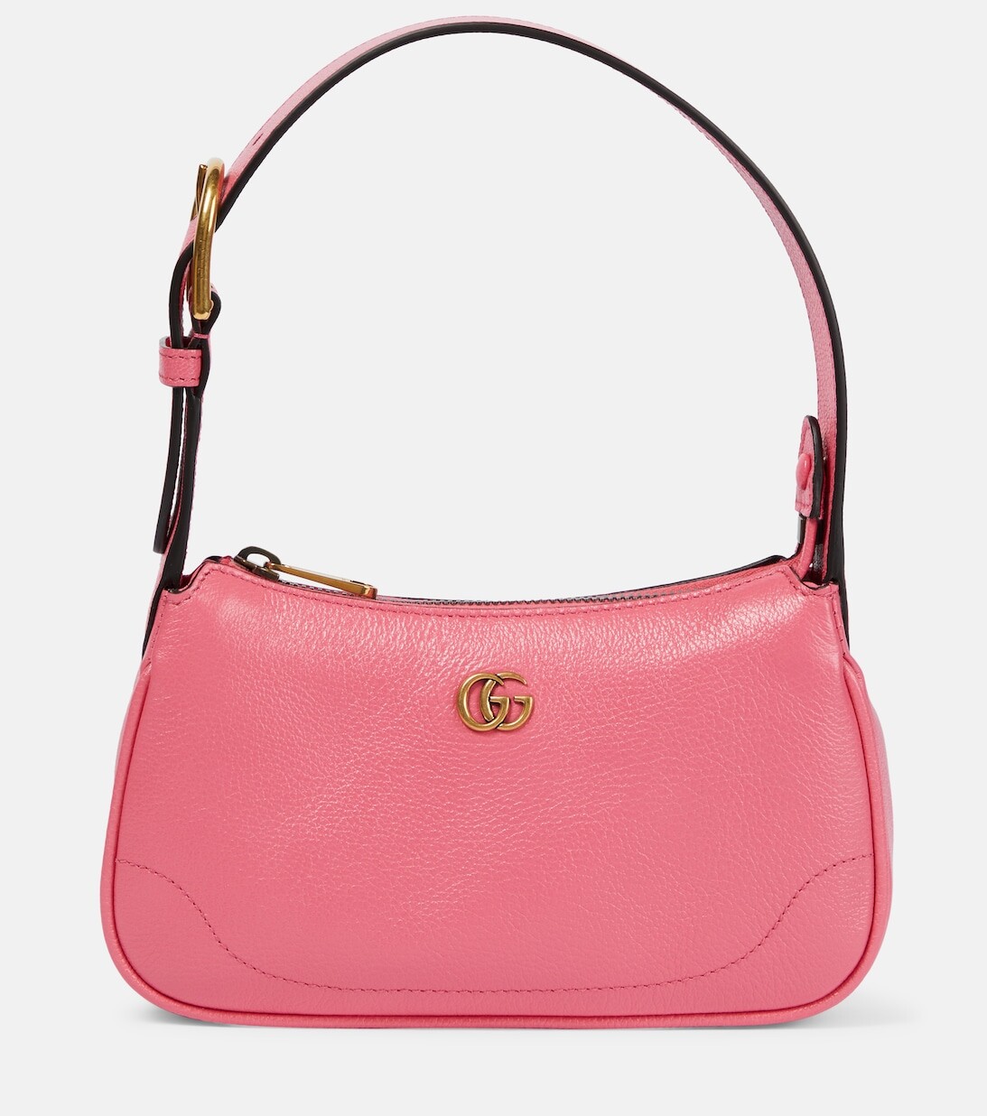 

Кожаная сумка через плечо Aphrodite Mini Gucci, розовый