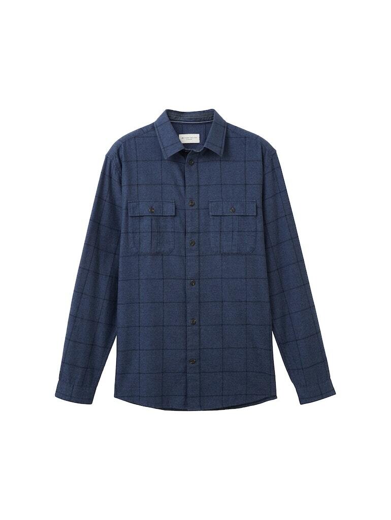 

Рубашка Tom Tailor Langarm, цвет navy tonal check