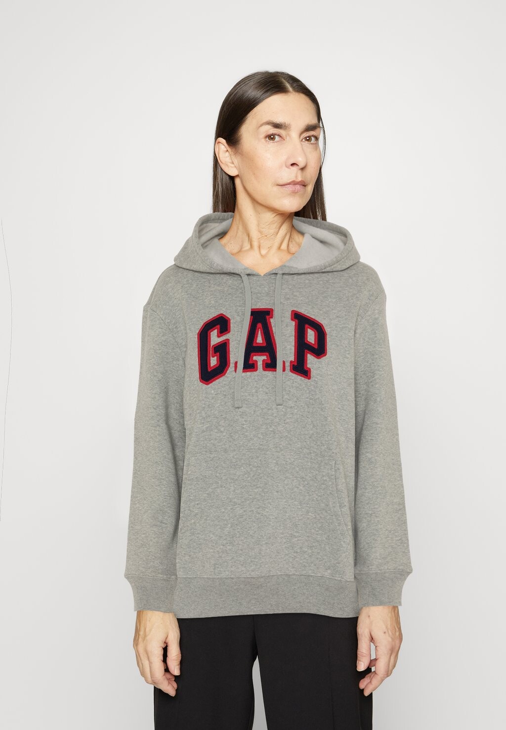 

Толстовка GAP Heritage, светло-серый меланж