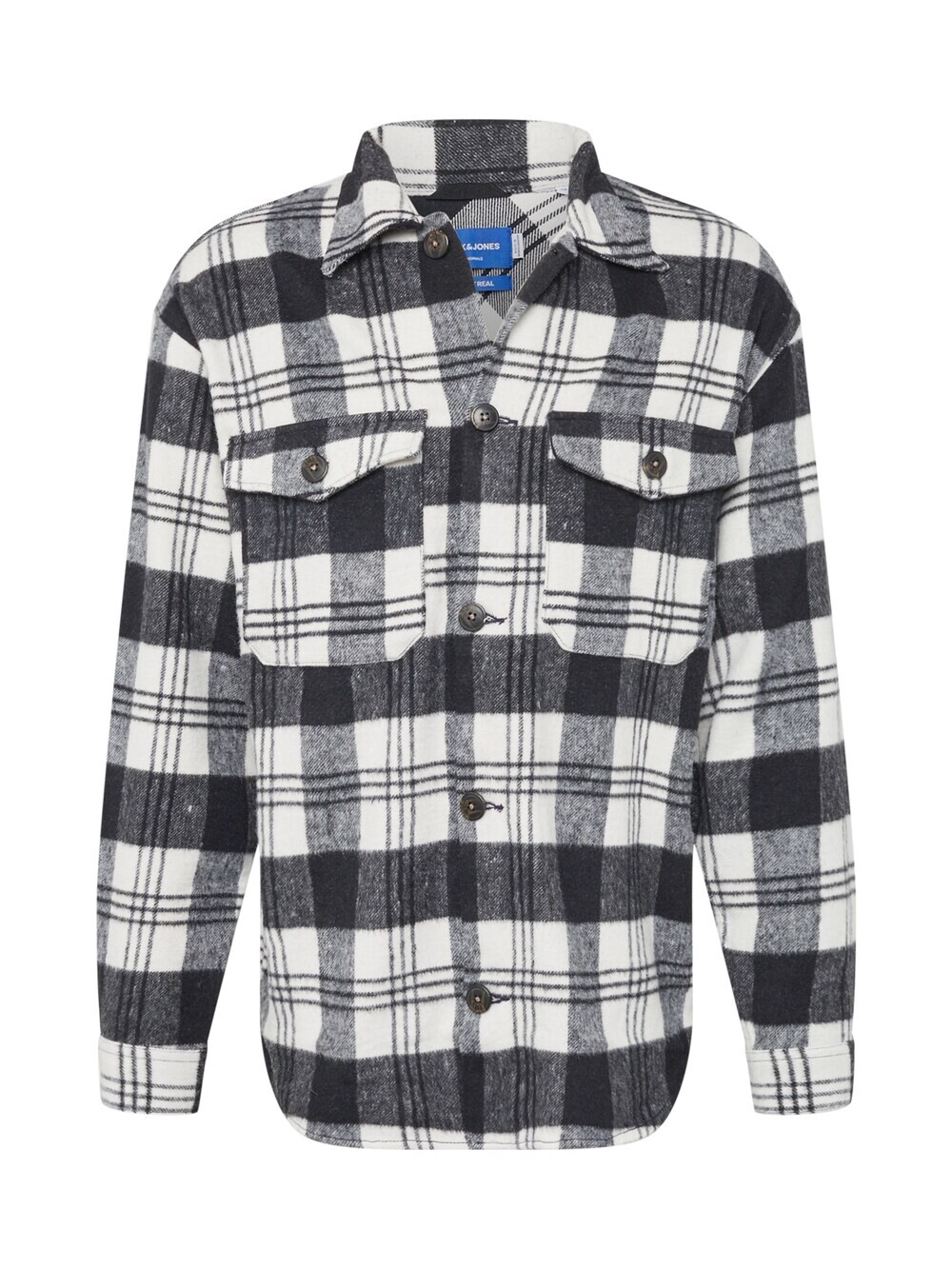 

Рубашка на пуговицах стандартного кроя JACK & JONES Rolly, темно-синий
