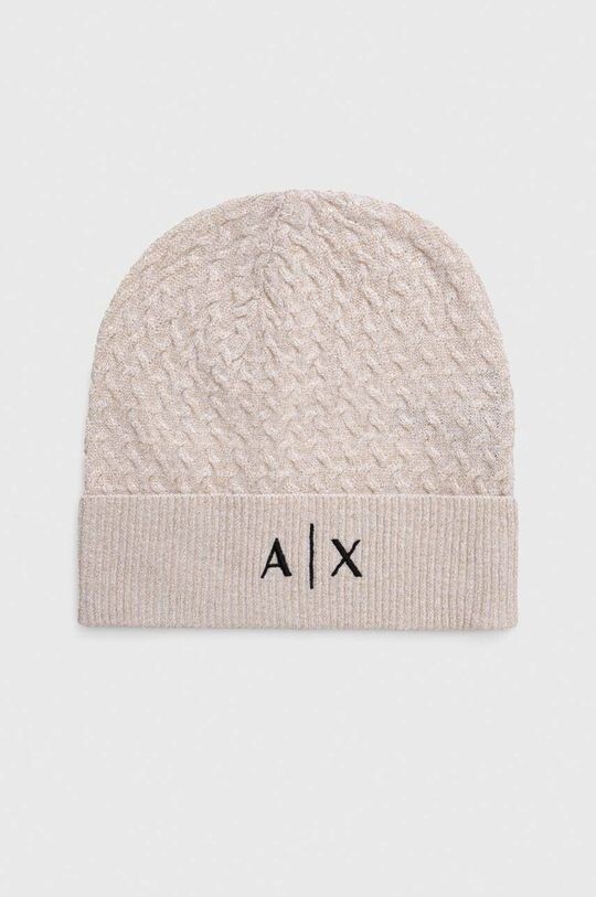 

Шапка из смесовой шерсти Armani Exchange, золотой