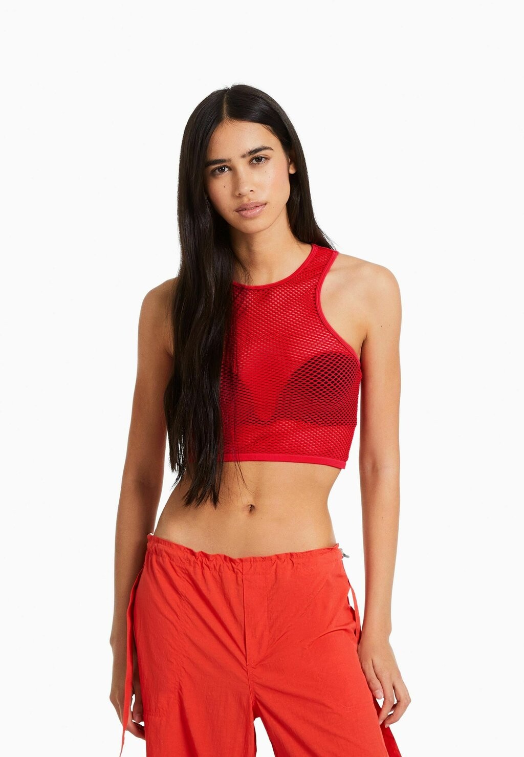 

Топ Bershka, красный
