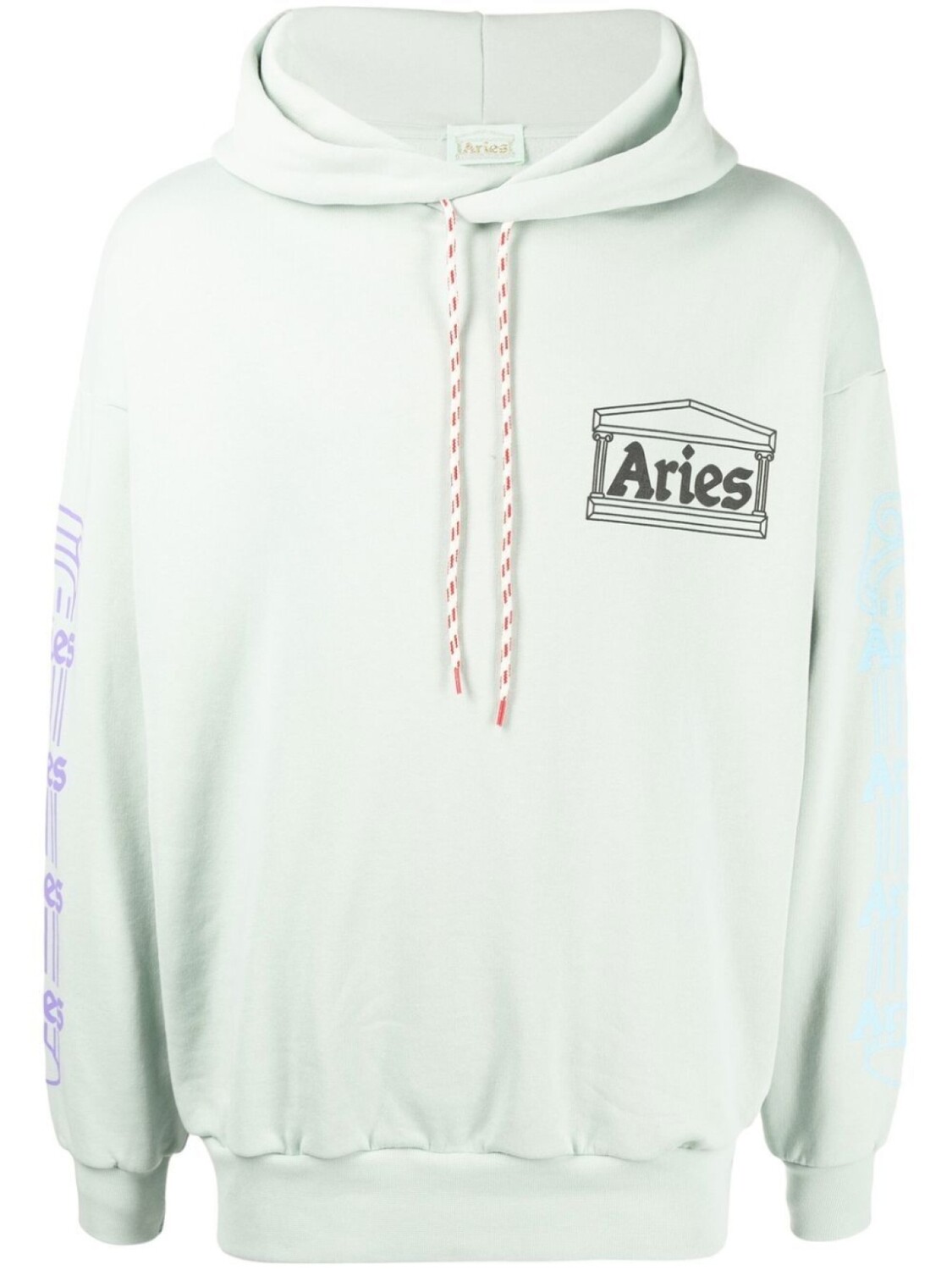 

Худи с кулиской и логотипом Aries, зеленый