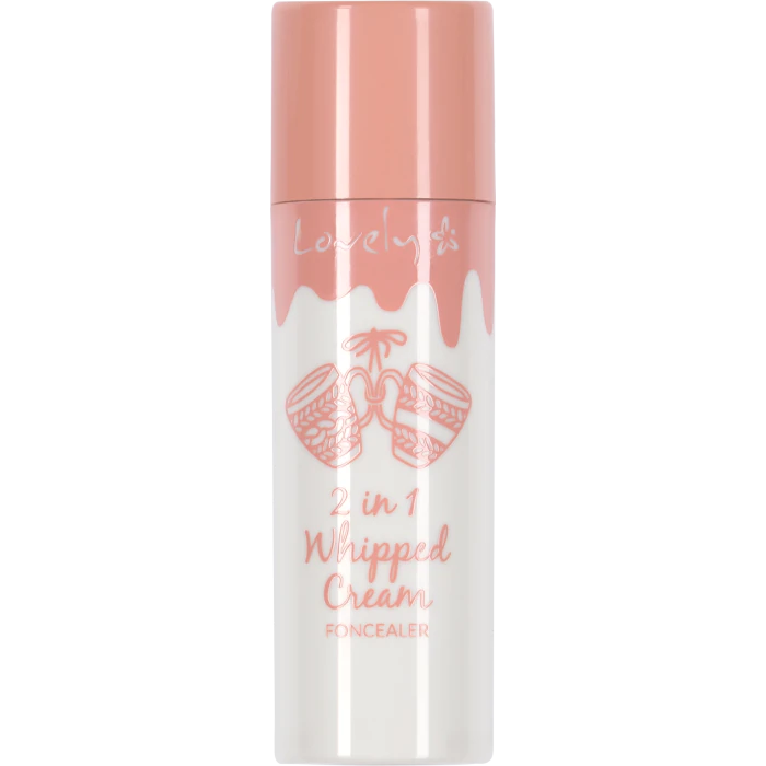 

Консилер 2en1 Whipped Cream Corrector y Base de Maquillaje Lovely Makeup, 2