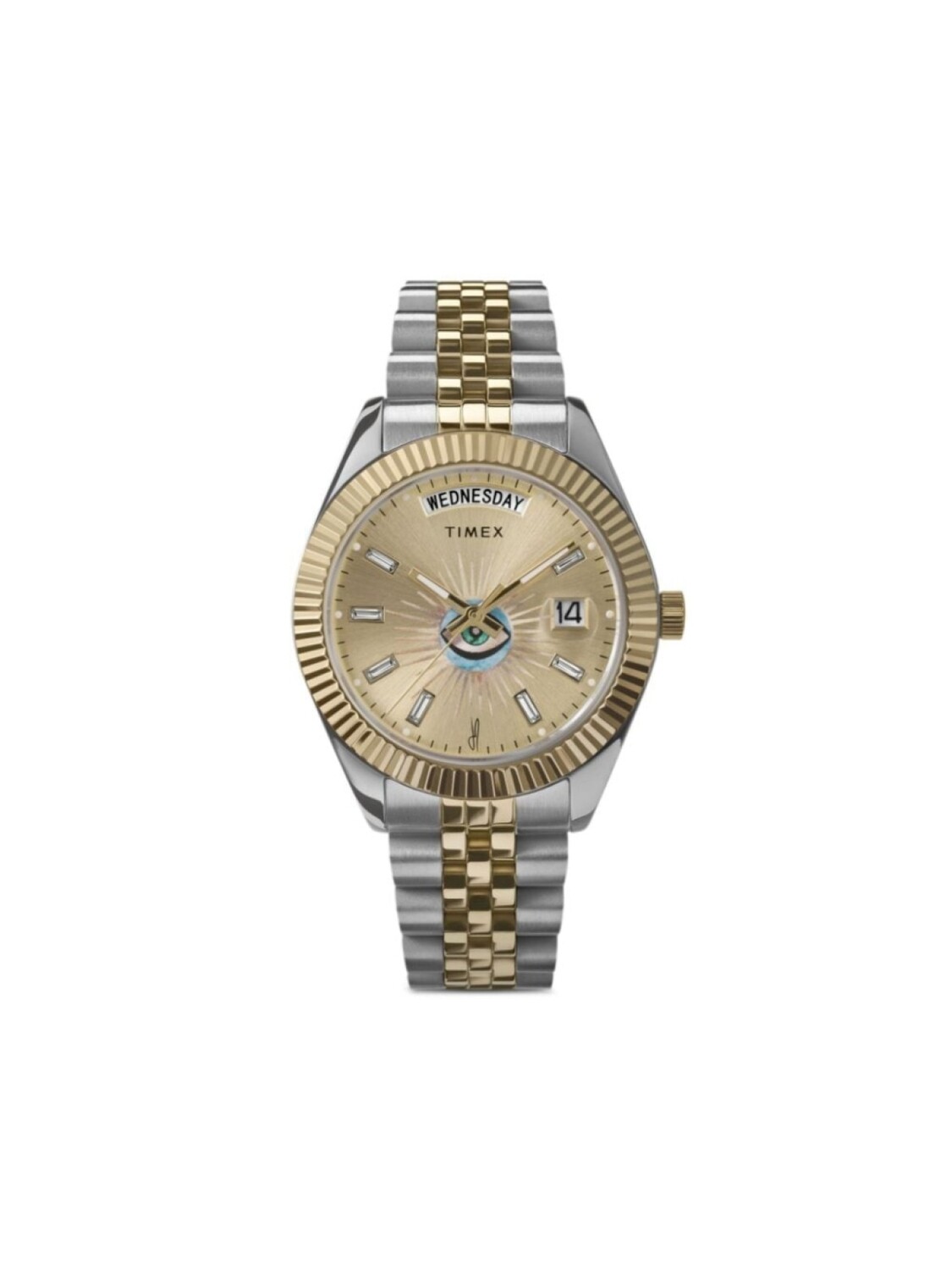 

Наручные часы Golden Eye 36 мм из коллаборации с Jacquie Aiche TIMEX, золотой