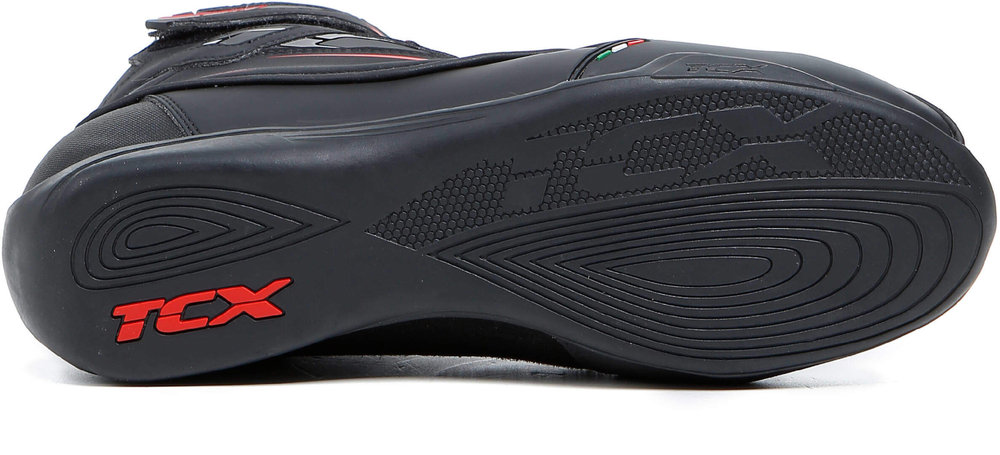 Водонепроницаемая мотоциклетная обувь Zeta TCX, черный красный ботинки водонепроницаемые tcx street 3 2023 женские мотоциклетные черный