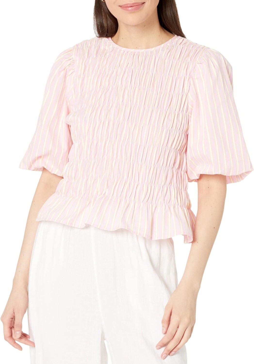 

Снова вместе Топ Sanctuary, цвет Pink Buttercream Stripe