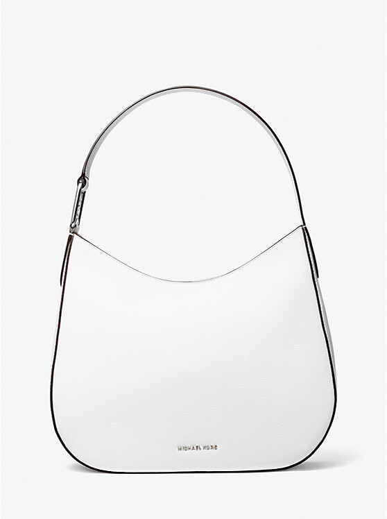 

Kensington Большая сумка через плечо из шагреневой кожи Hobo Michael Kors, белый