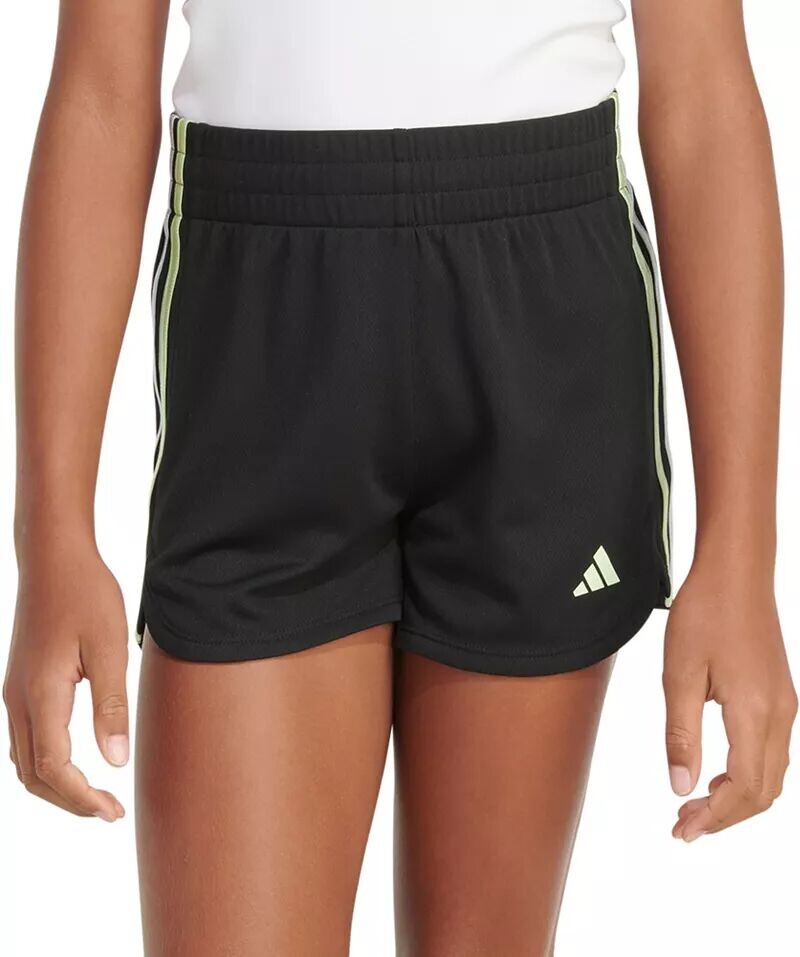 

Adidas Сетчатые шорты Pacer с 3 полосками и эластичным поясом для девочек Adidas, мультиколор