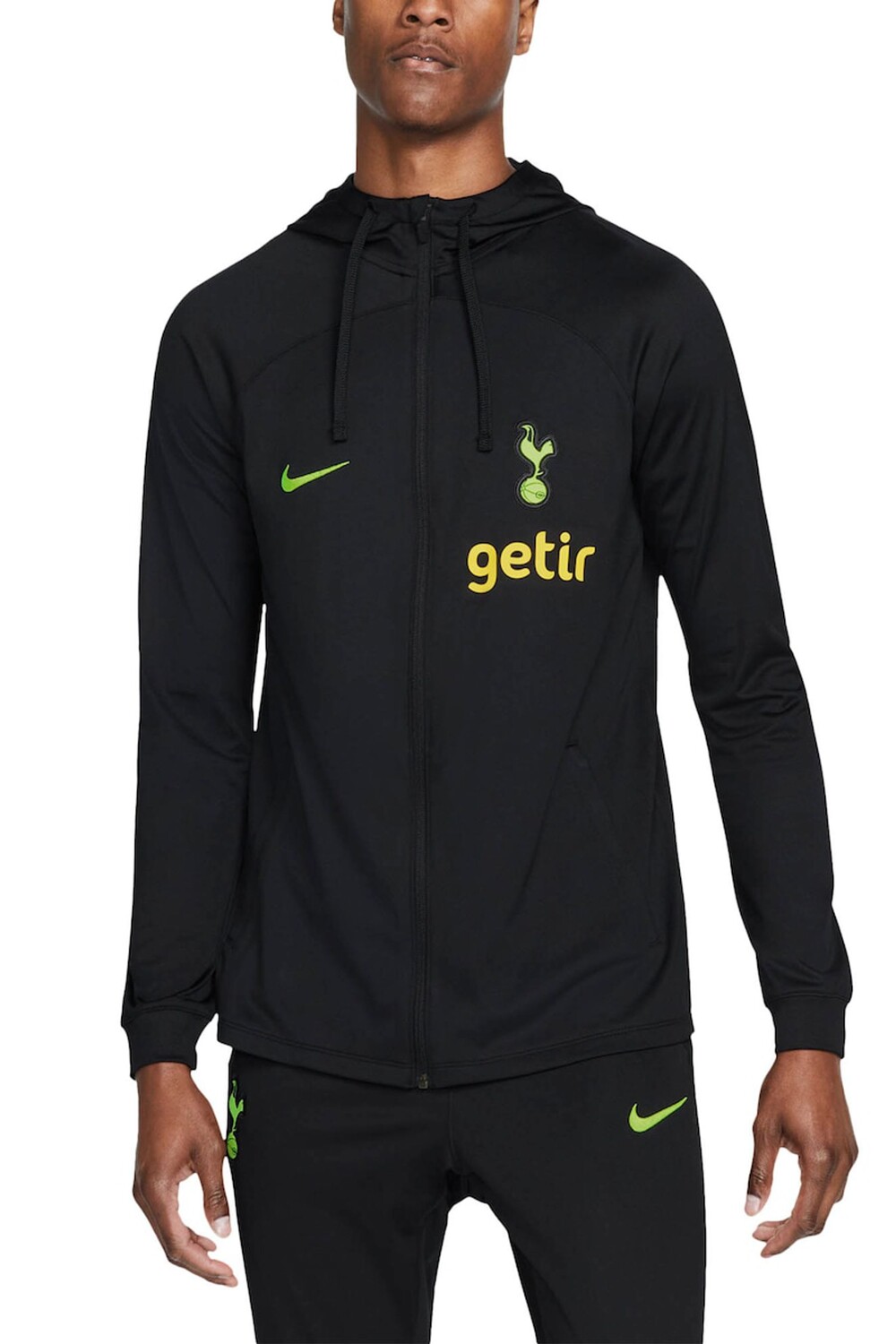 

Спортивная куртка с капюшоном Tottenham Hotspur Strike Nike, черный