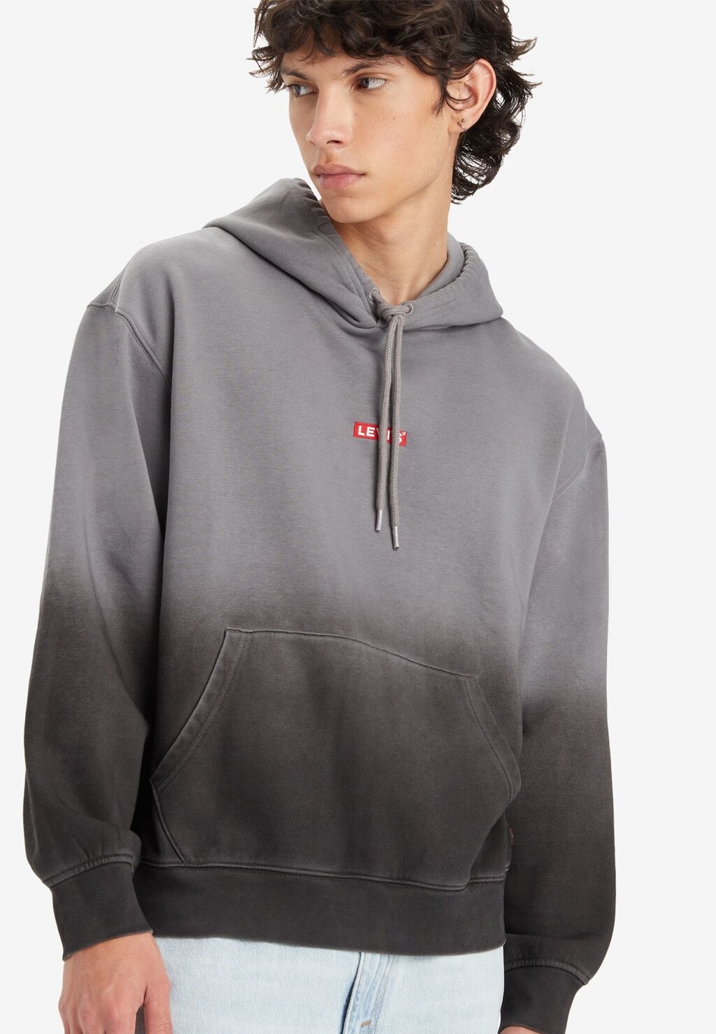 

Толстовка Levi's RELAXED BABY TAB HOODIE, метеорит, выцветший на солнце
