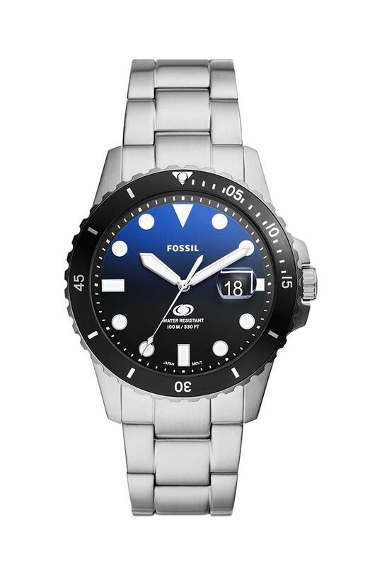 

Ископаемые часы Fossil, серебро