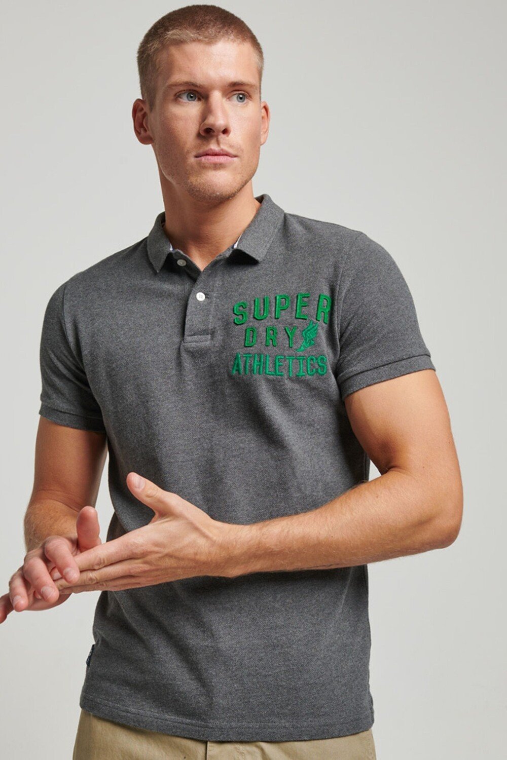 

Рубашка-поло Superstate Superdry, серый
