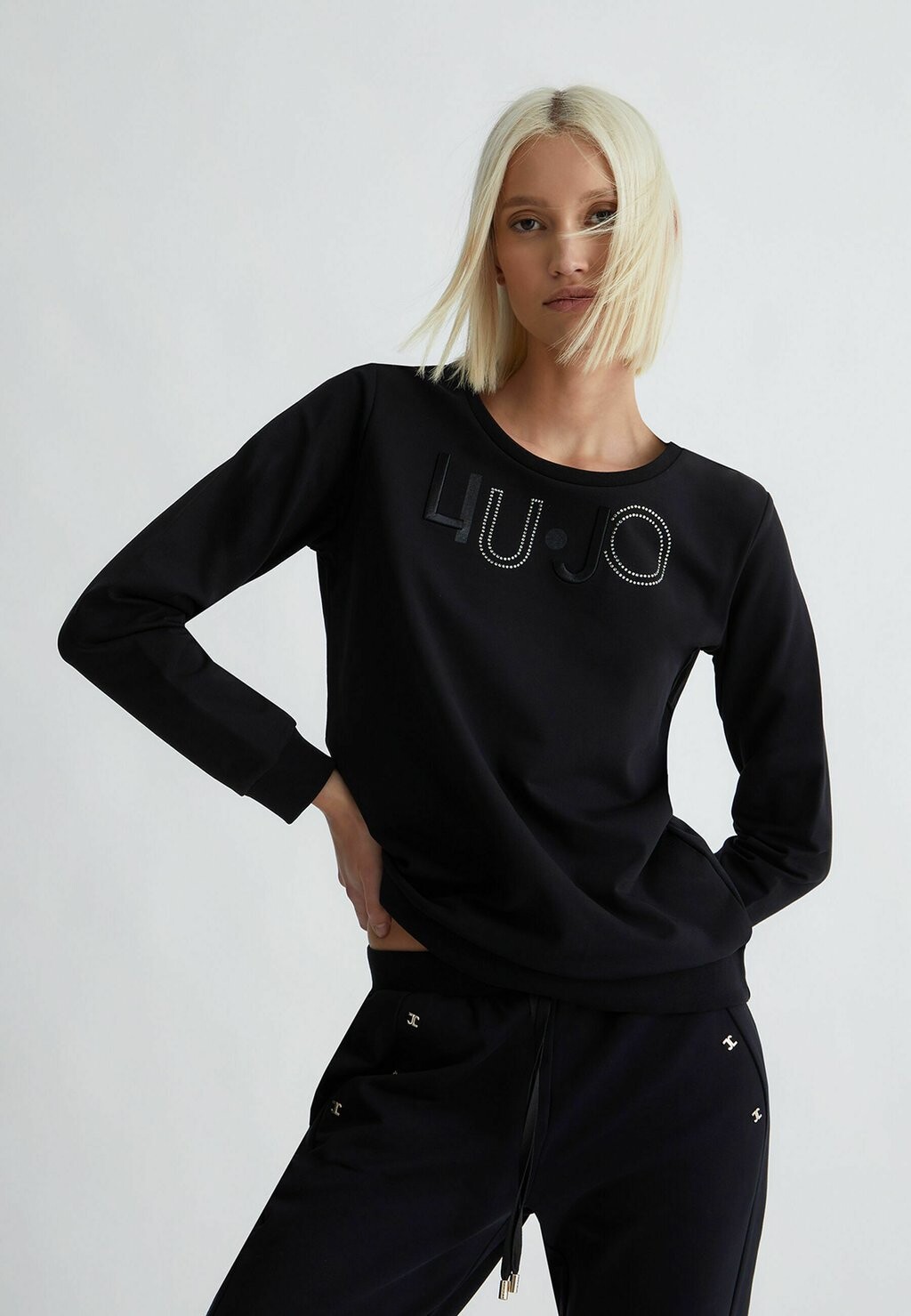 

Толстовка с капюшоном LIU JO, черный