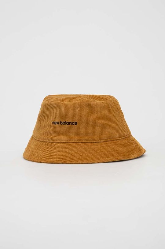 Вельветовая шляпа New Balance, коричневый вельветовая шапка new balance для папы цвет workwear